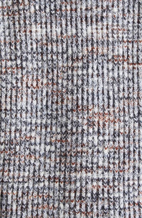 Missoni Marled Sweater Knit Jacket In Gray