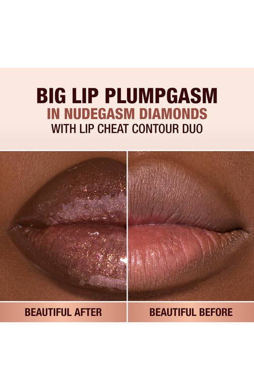 Charlotte Tilbury Pillow Talk Big Lip Plumpgasm Plumping Lip Gloss In Nude