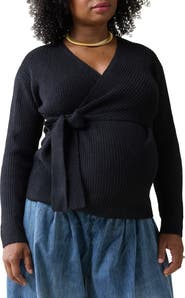 Ingrid & Isabel Rib Maternity/Nursing Wrap Sweater