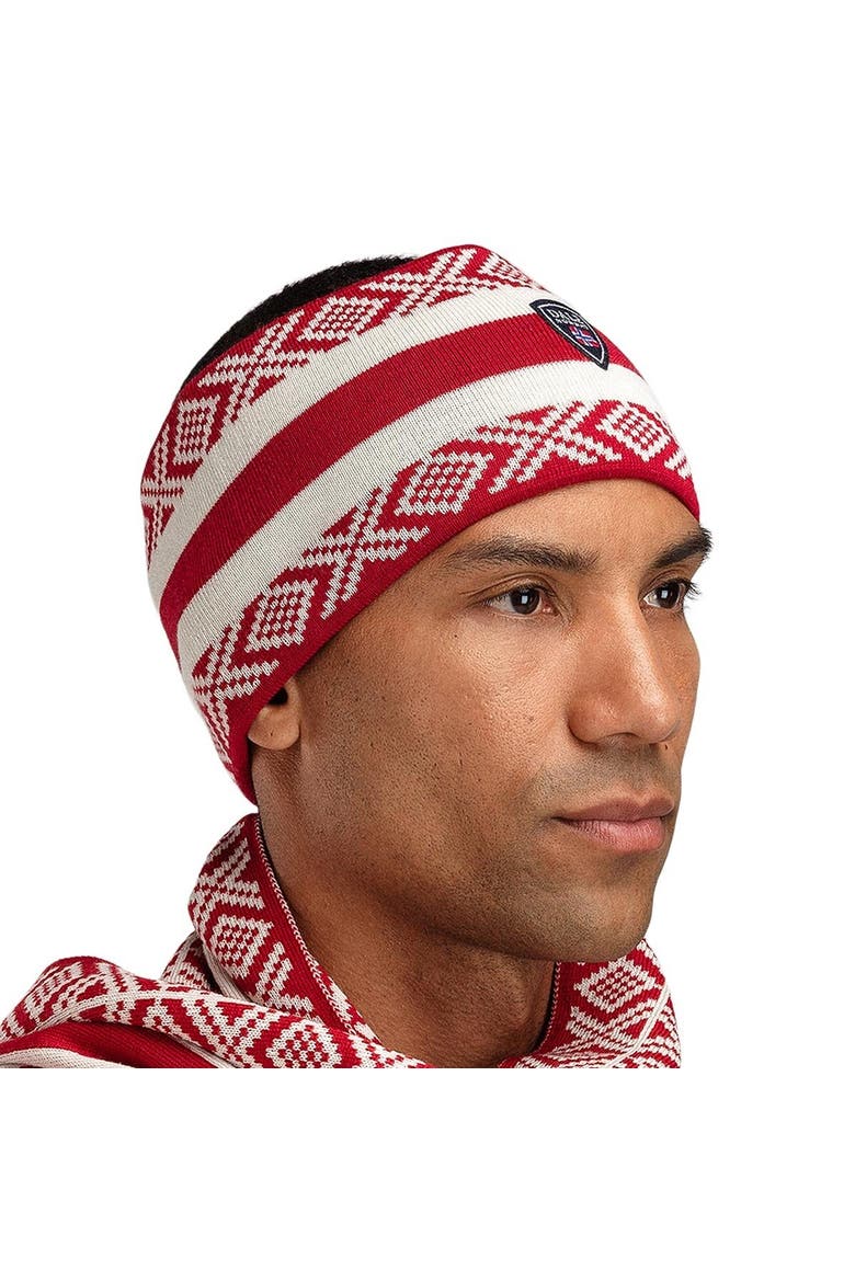 Kvitegga Headband, Alternate, color, Raspberry/Offwhite