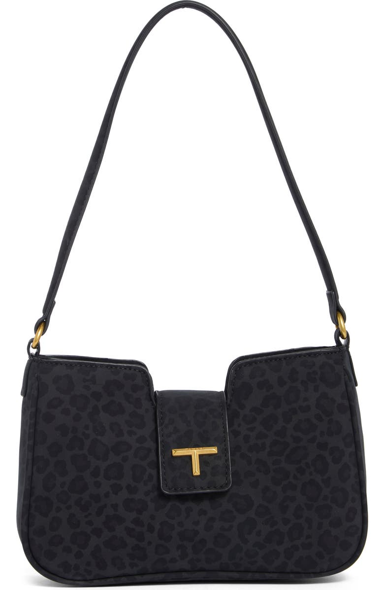 Tahari Mini Shoulder Bag, Main, color, Black