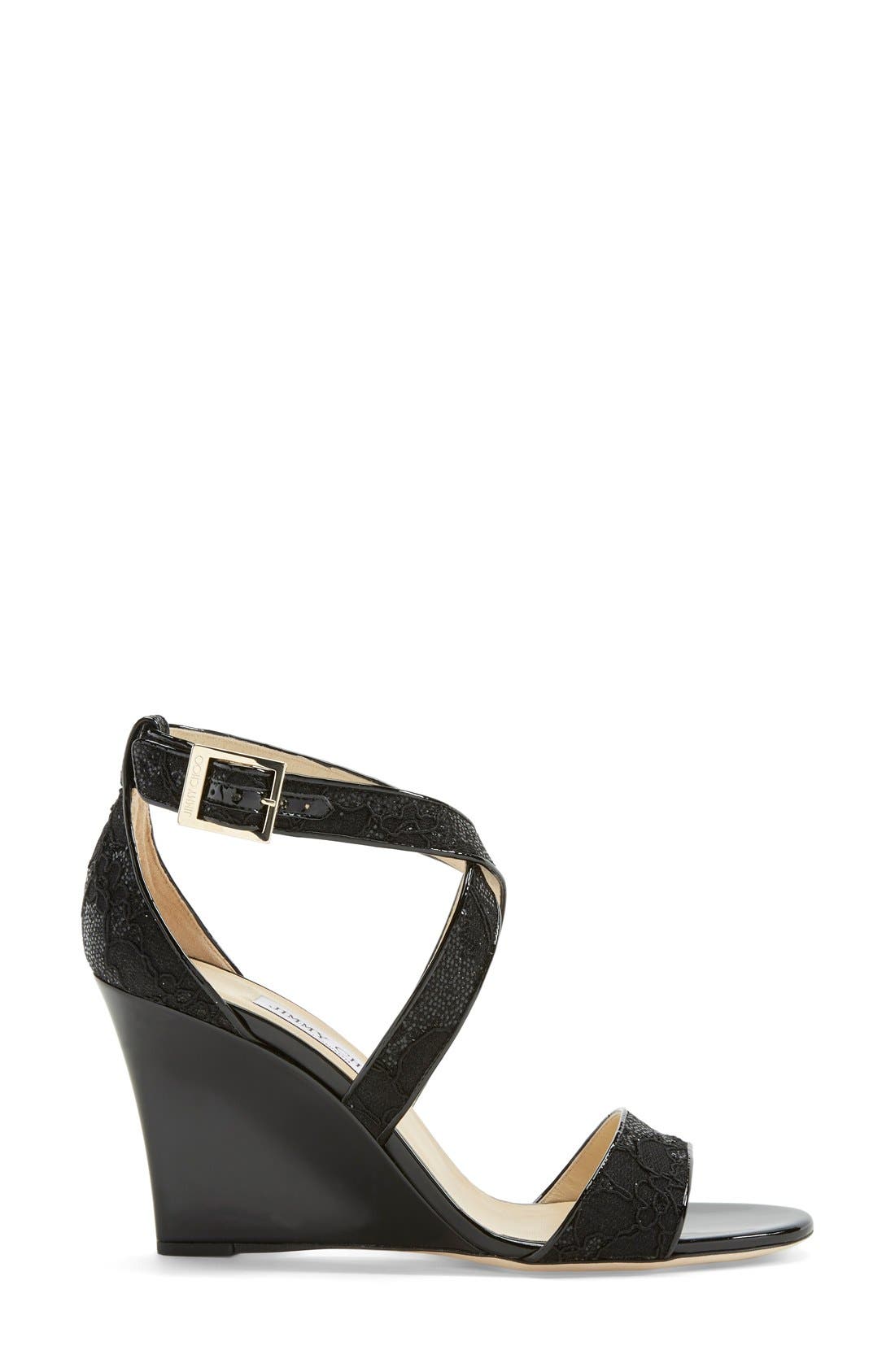 Jimmy Choo 'Fearne' Sandal, Alternate, color, 