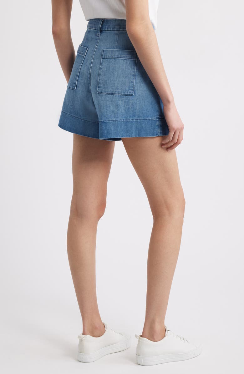 Frank & Eileen Waterford Denim Walking Shorts, Alternate, color, Blue With Light Wash