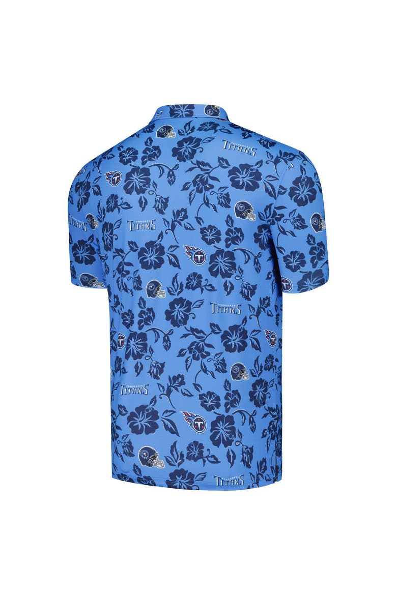 Men's Reyn Spooner Light Blue Tennessee Titans Pua Performance Polo, Alternate, color, Light Blue
