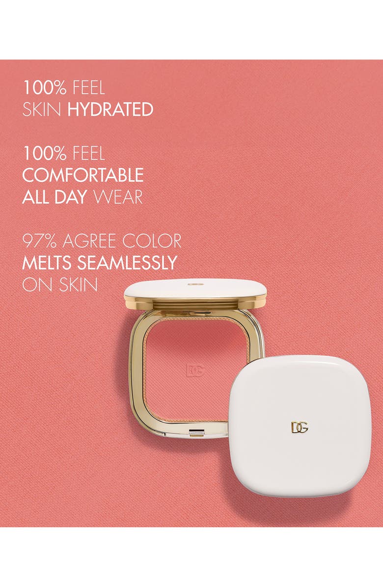 Dolce&Gabbana Cheeks & Eyes Match Lasting Blush & Eyeshadow Powder, Alternate, color, Blissful Mauve