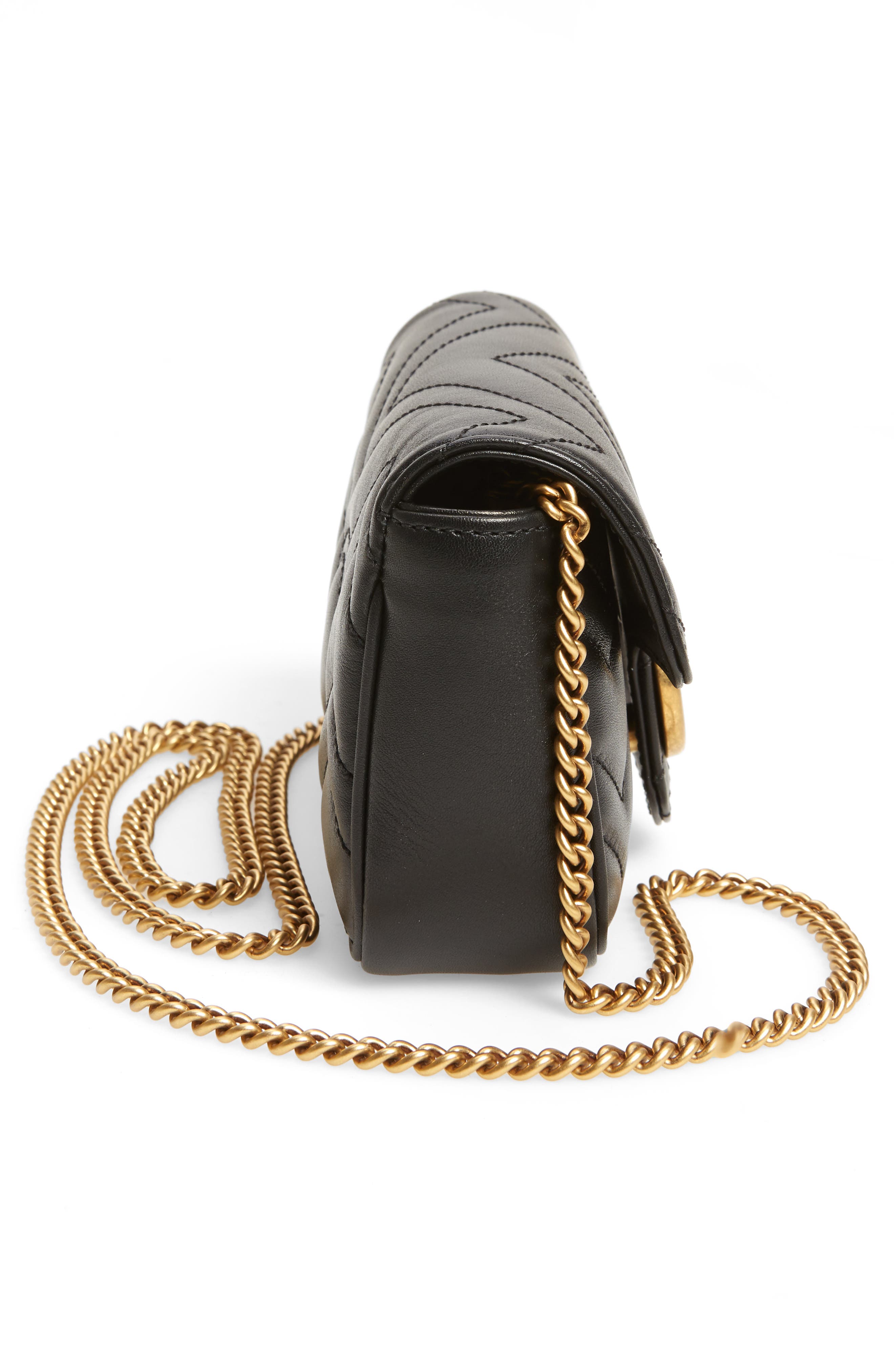 Gucci GG Matelassé Leather Shoulder Bag, Alternate, color, 