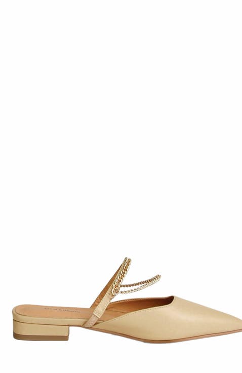 On The Go Leather Flat