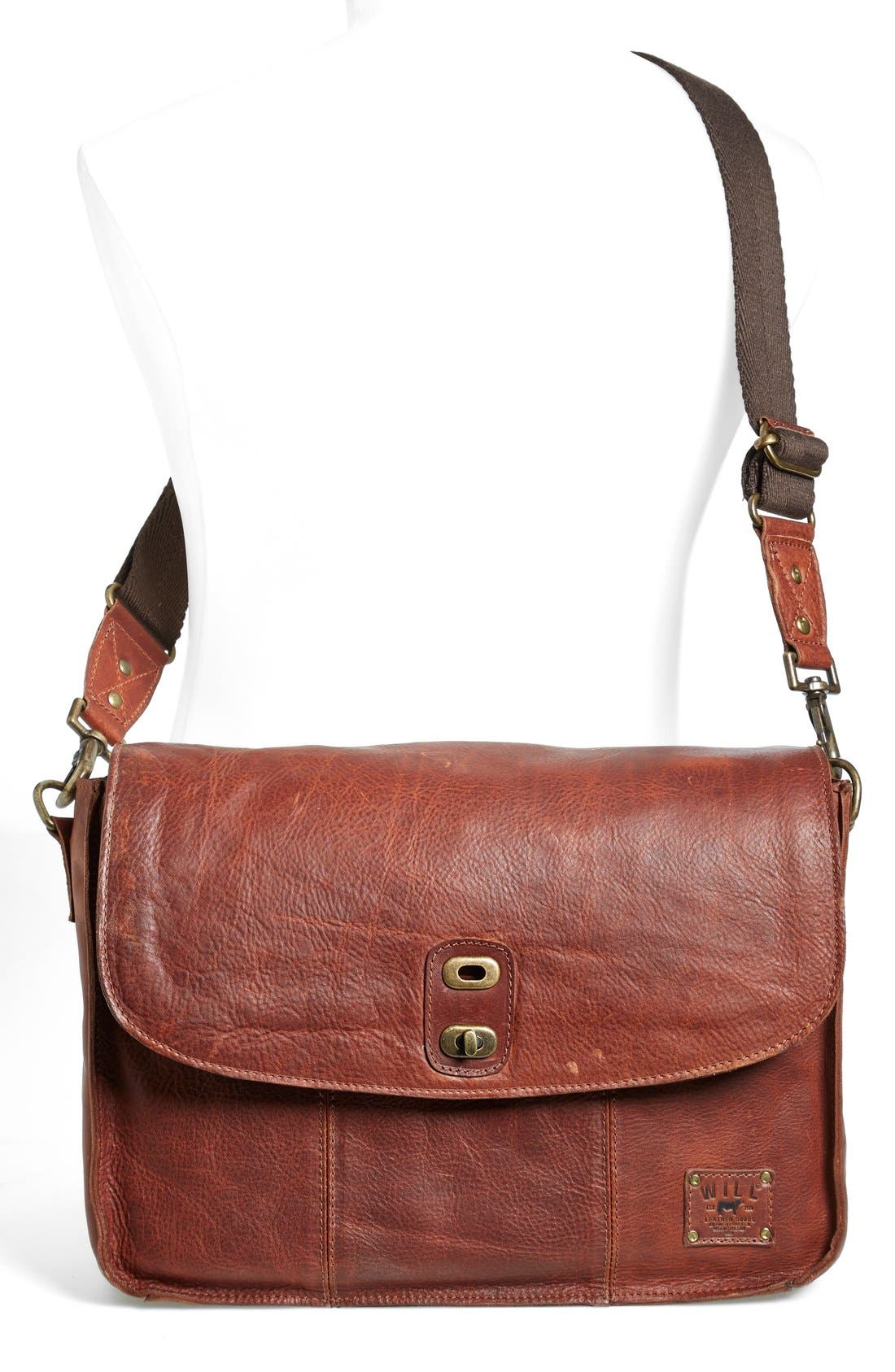 Will Leather Goods 'Kent' Messenger Bag, Alternate, color, 