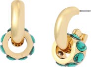 Kurt Geiger London Rondelle Huggie Hoop Drop Earrings