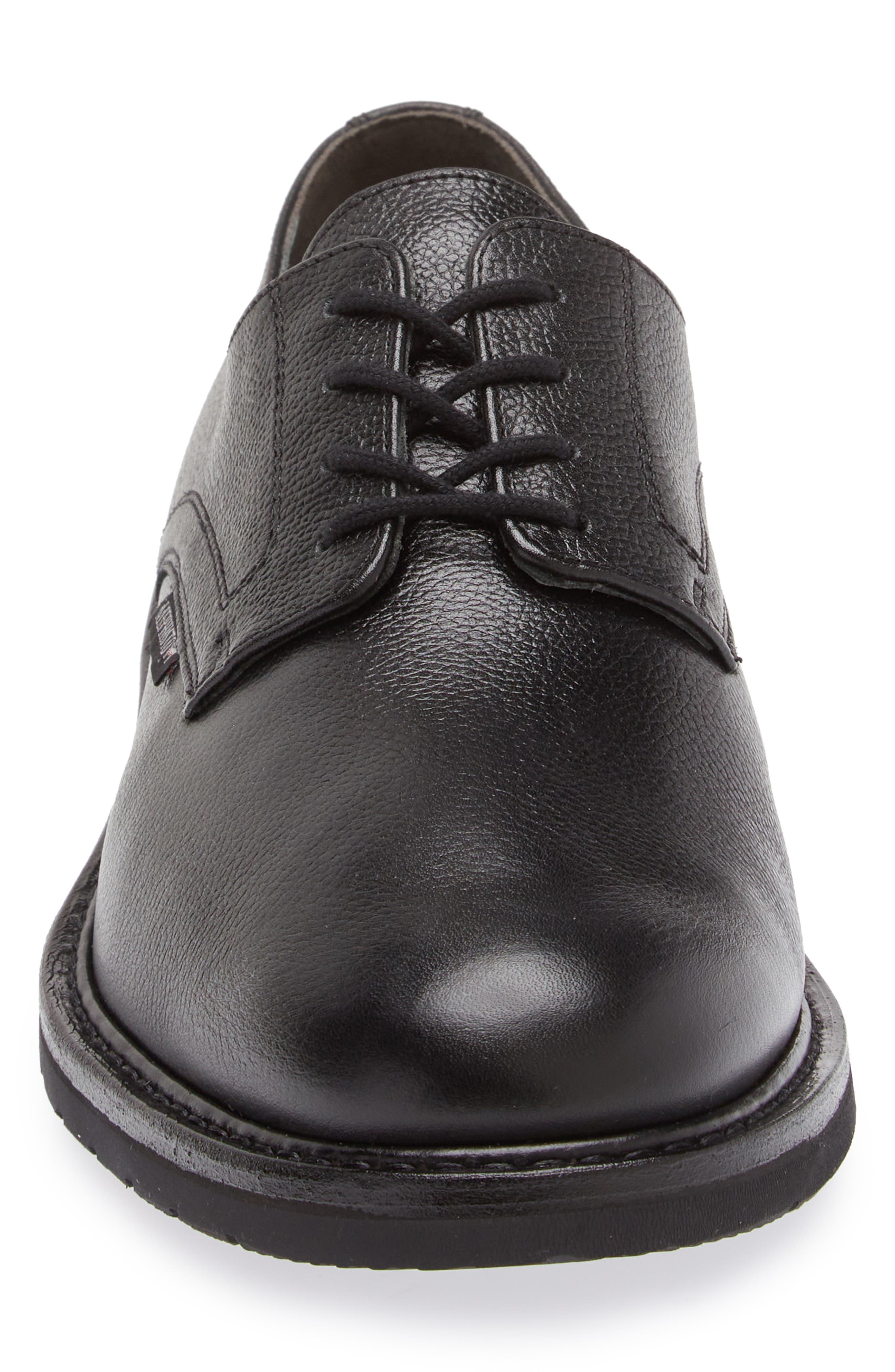 Mephisto 'Marlon' Derby, Alternate, color, Black Pebble Grain