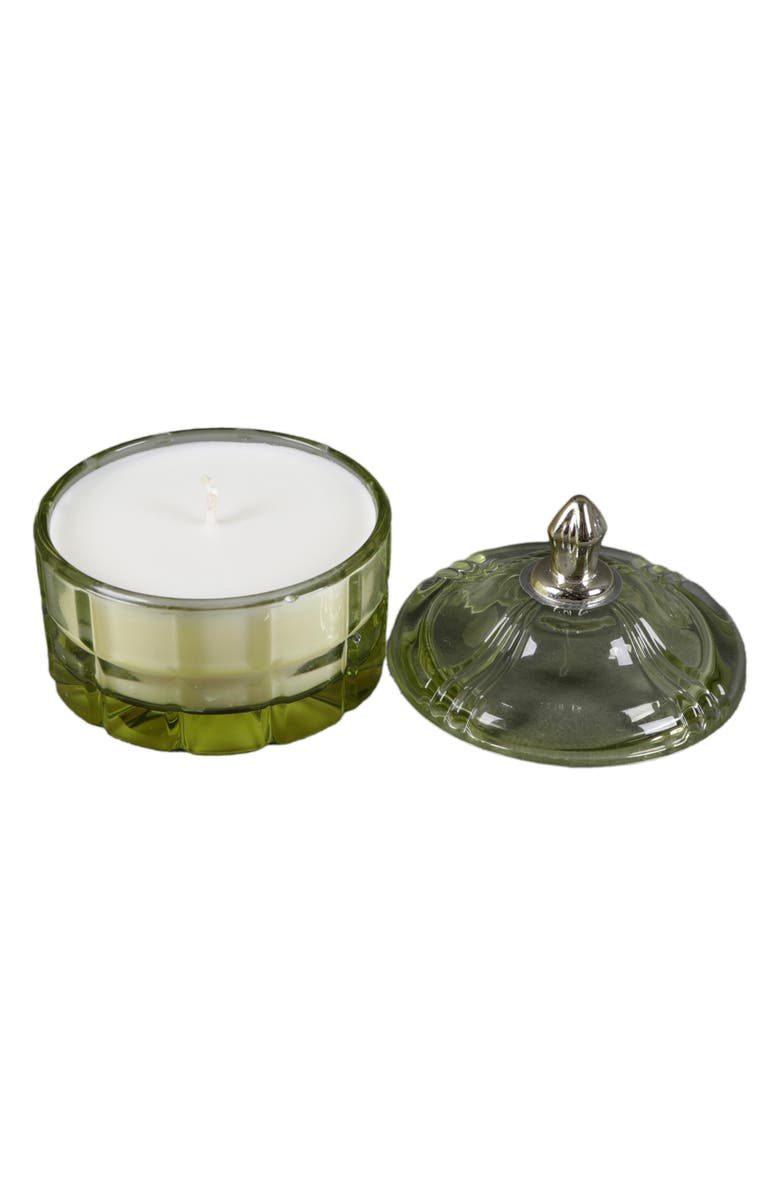 FLORA BUNDA Glass Vanity Candle, Alternate, color, Green