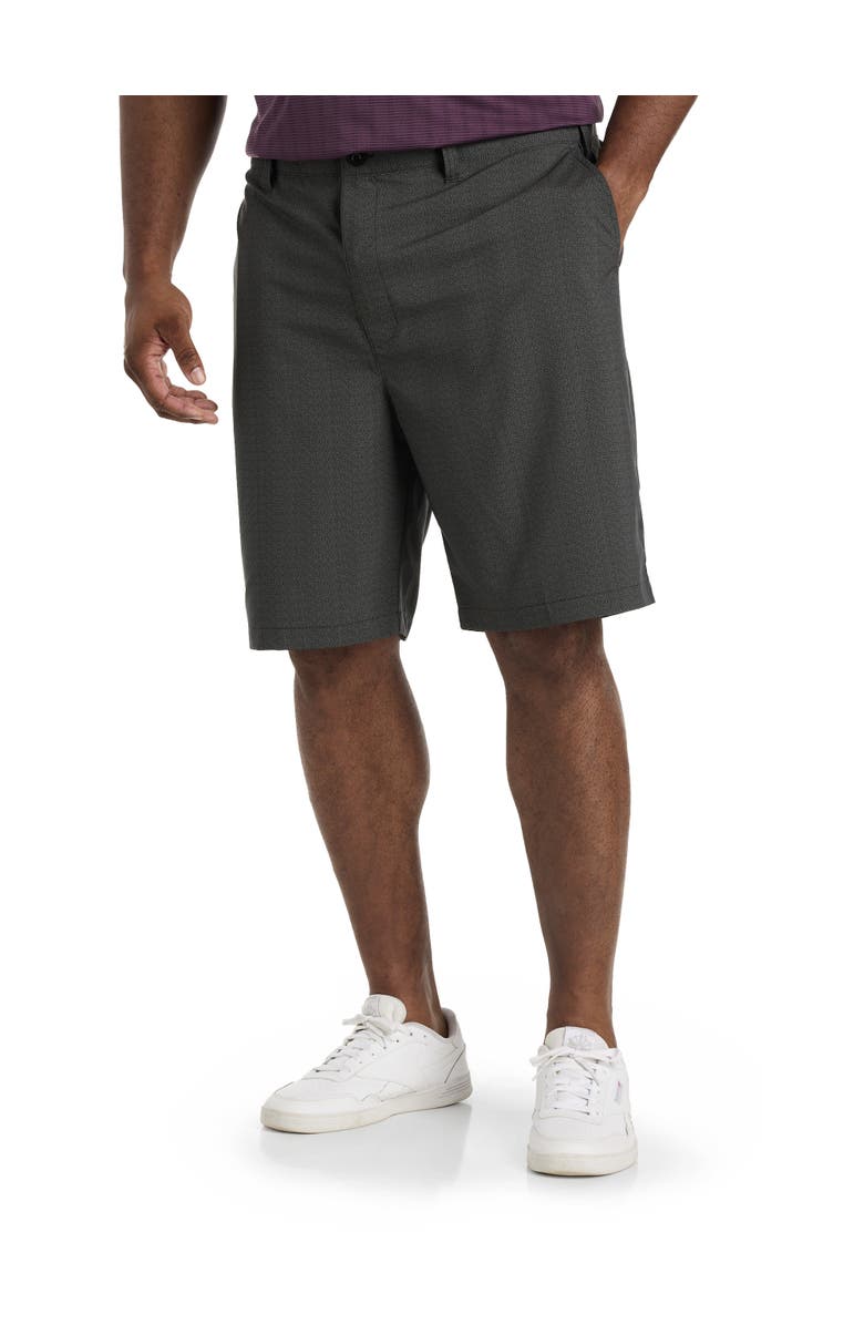 Reebok Big & Tall Performance Shorts, Main, color, Black/Grey 5
