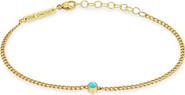 Zoë Chicco Bezel Set Turquoise Bracelet