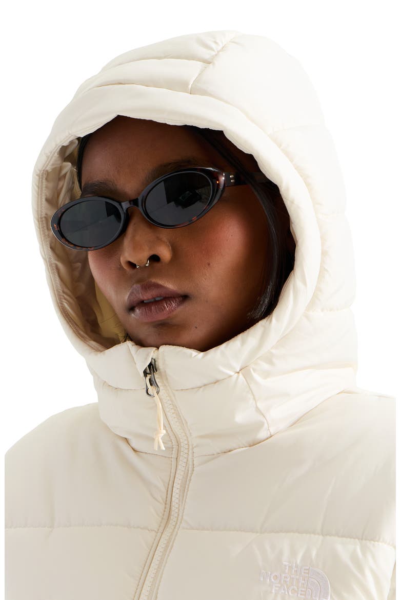 Aconcagua Water Repellent Hood Jacket, Alternate, color, WHITE DUNE