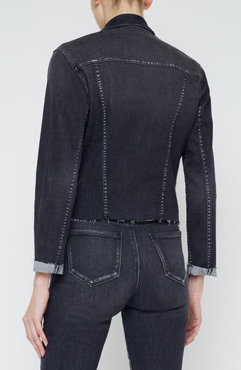 Ruth High Waist Raw Hem Straight Leg Jeans