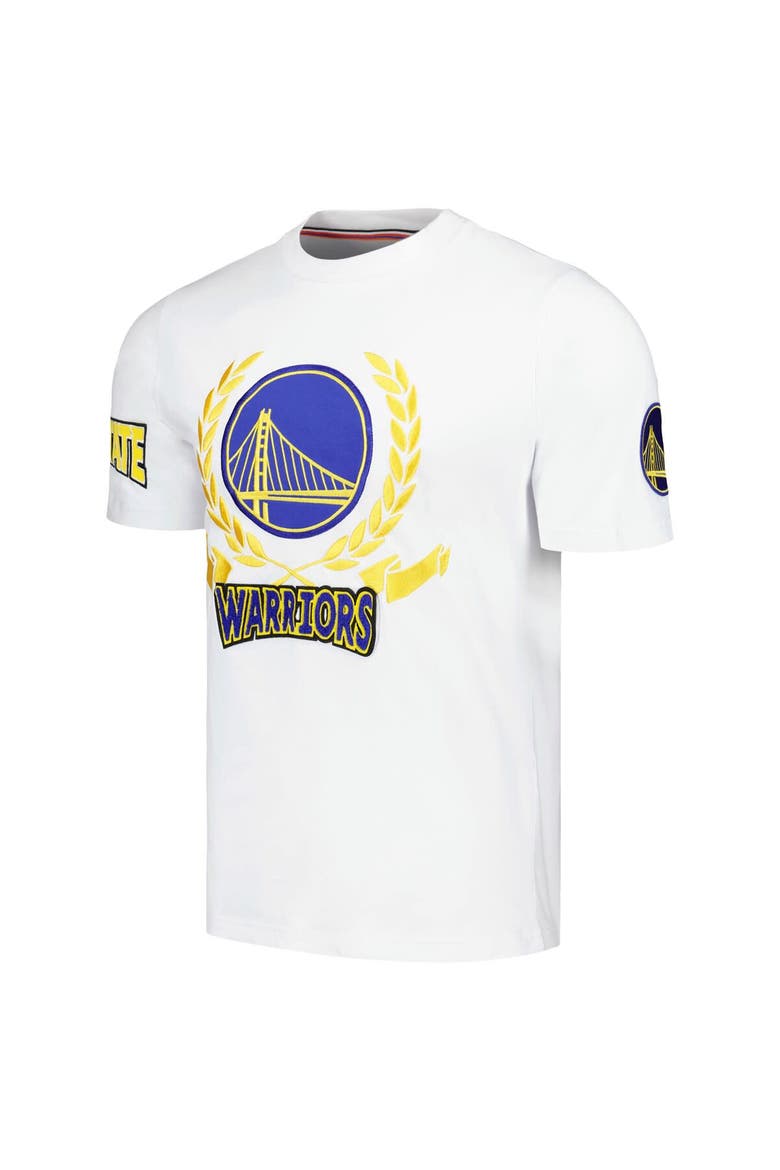 Unisex FISLL White Golden State Warriors Heritage Crest T-Shirt, Alternate, color, White