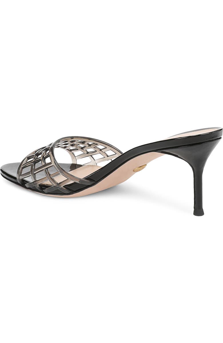 Veronica Beard Tia Jelly Slide Sandal, Alternate, color, Smoke/ Black