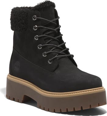 Faux Fur Timberland Women&#039;s Fur Boots Womens Timberland MT Holly Faux Fur 1623R Brown Leather Zip Up Tall Snow  Boots UK EU