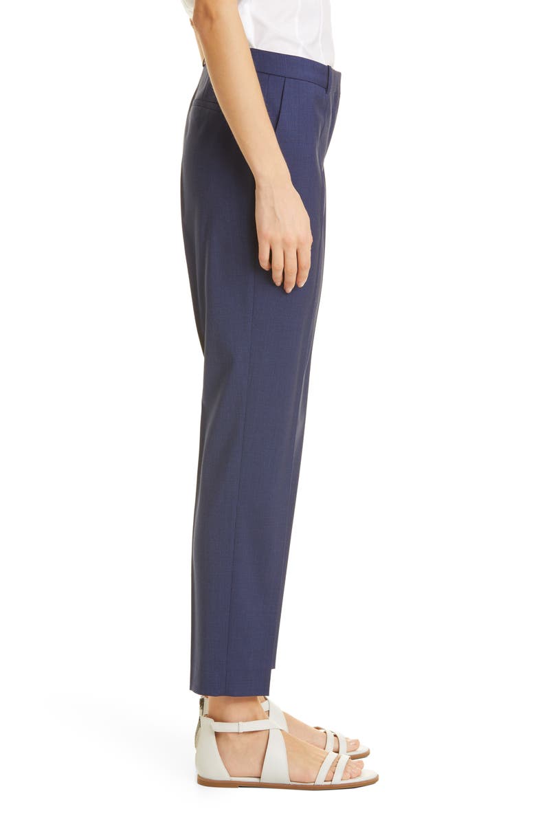 BOSS Tiluna Slim Wool & Silk Suit Pants, Alternate, color, 