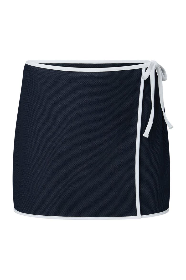 Crochet Mesh Mini Wrap Skirt, Alternate, color, DEEP NAVY