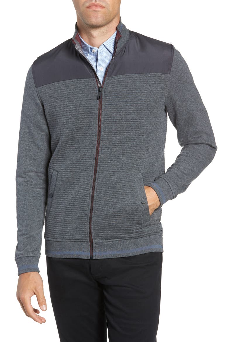 Sardin Quilted Jacket, Alternate, color, CHARCOAL