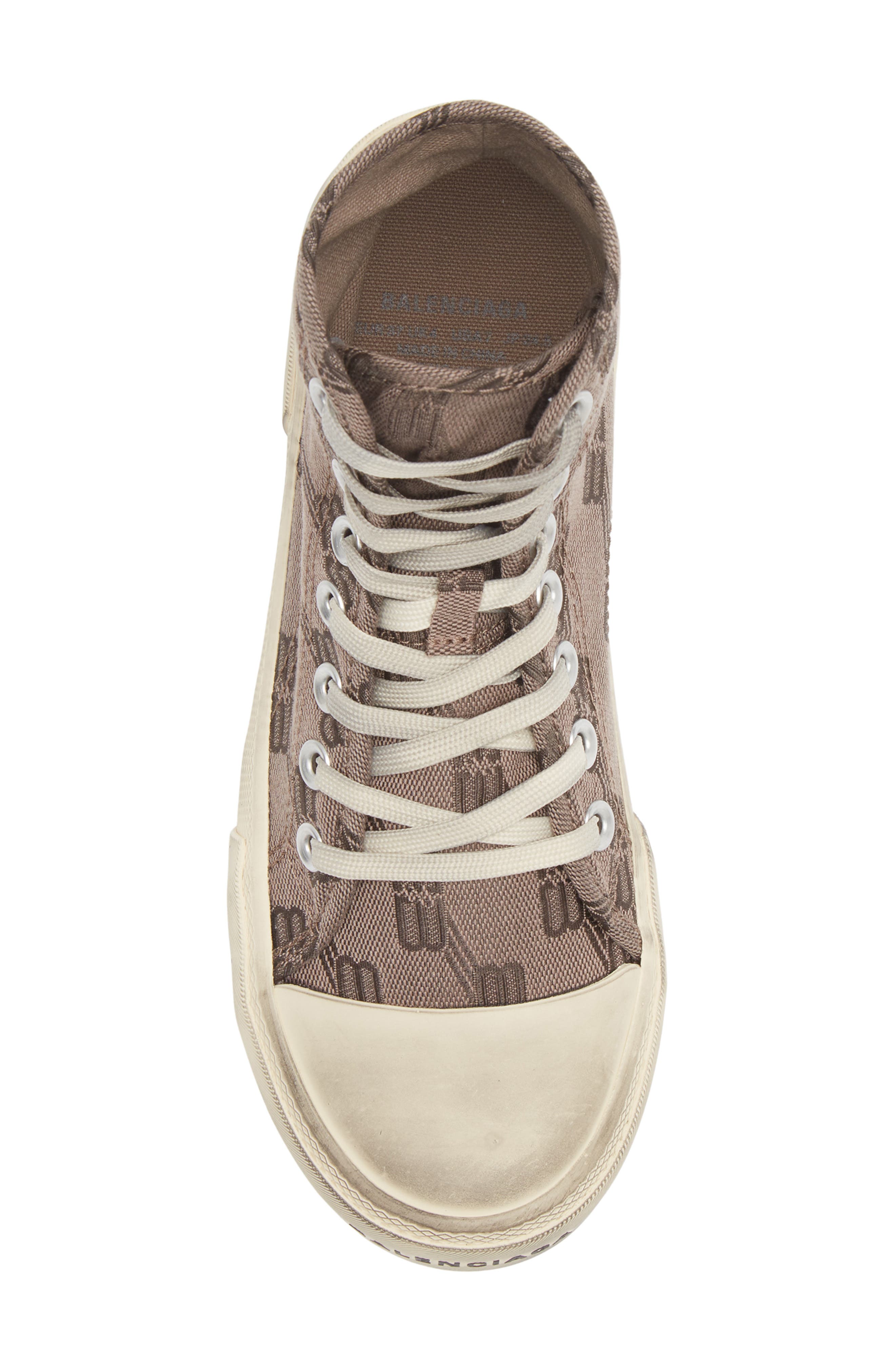 Balenciaga Paris License BB Logo High Top Sneaker, Alternate, color, 
