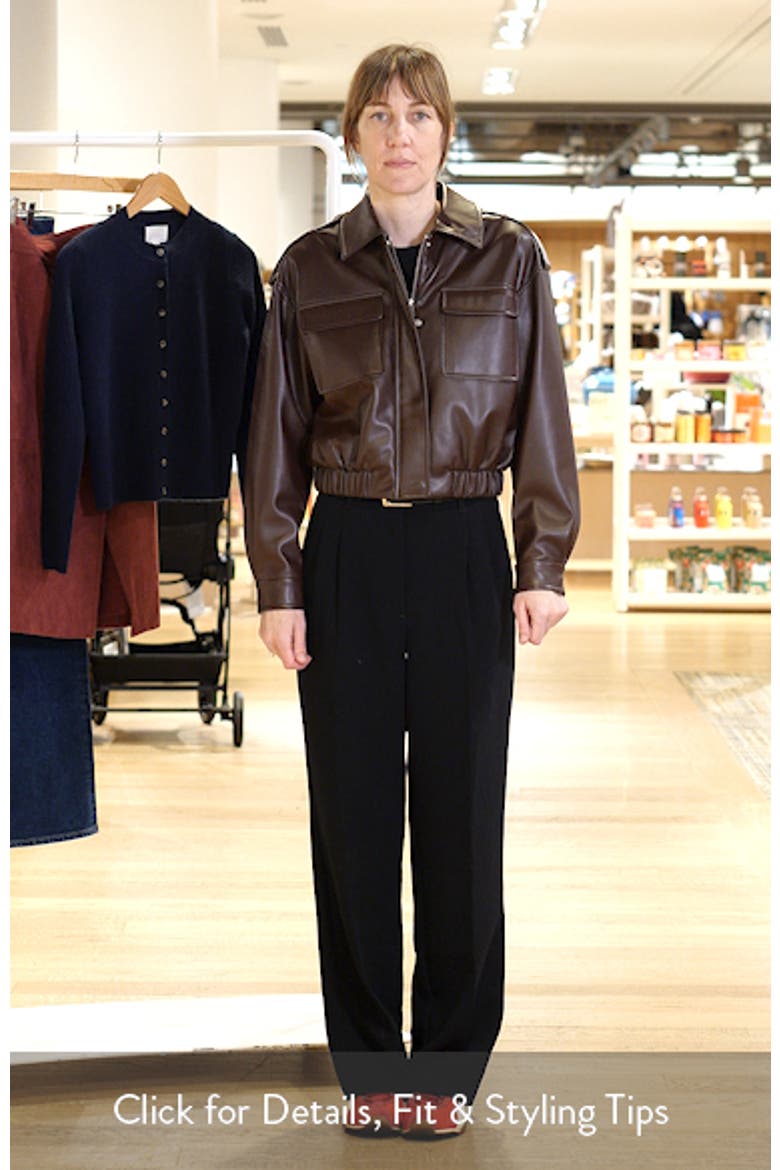 Ruby Faux Leather Jacket video