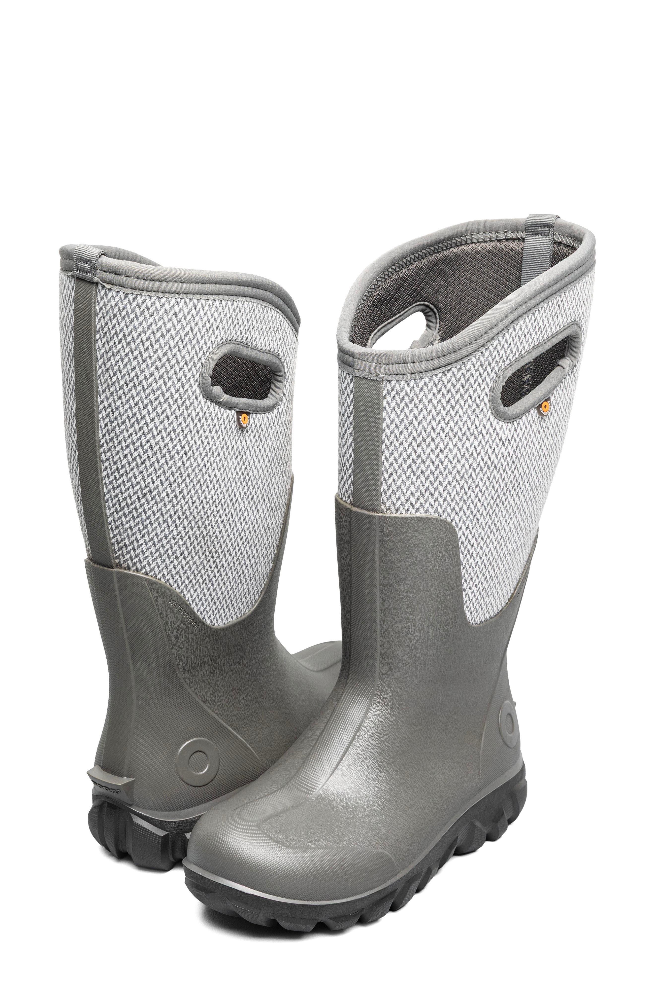 Classic Seamless Mid Waterproof Boot, Alternate, color, GRAY MULTI