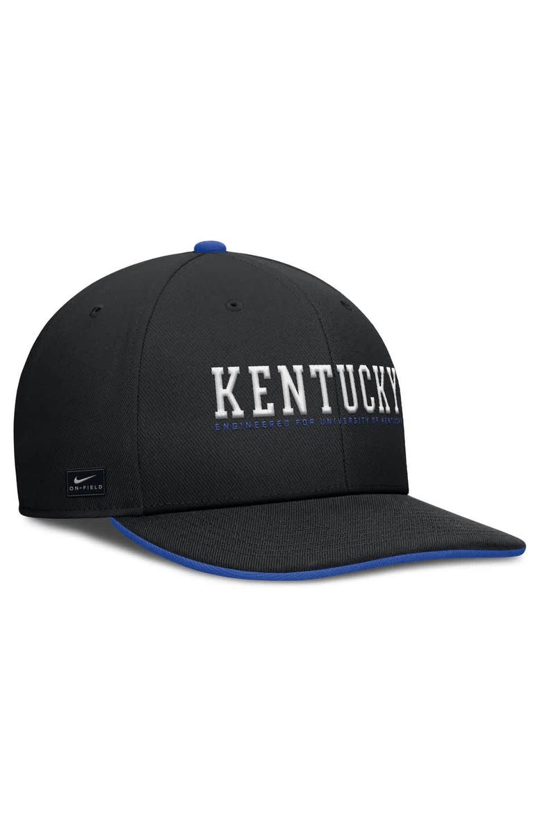 Nike Men's Nike Black Kentucky Wildcats 2025 On-Field Pro Performance Adjustable Hat, Alternate, color, Black