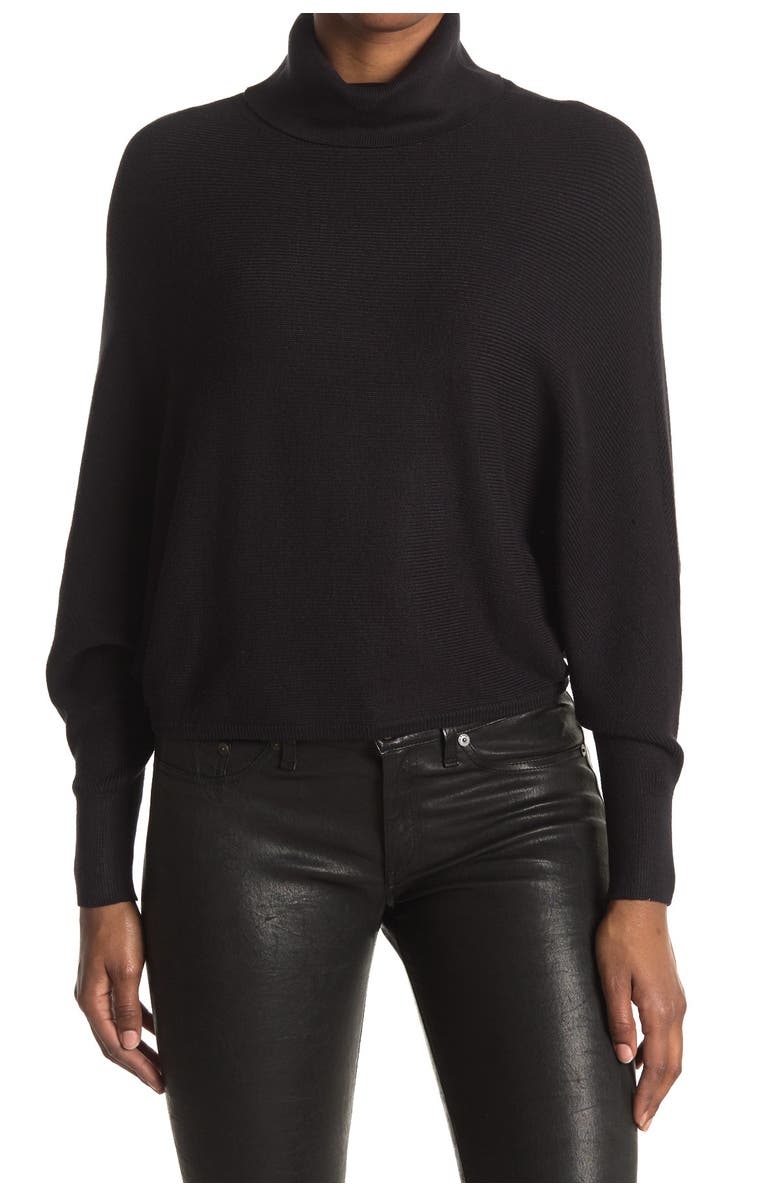 CLOTH BY DESIGN Easy Turtle Neck Pullover, Main, color, 