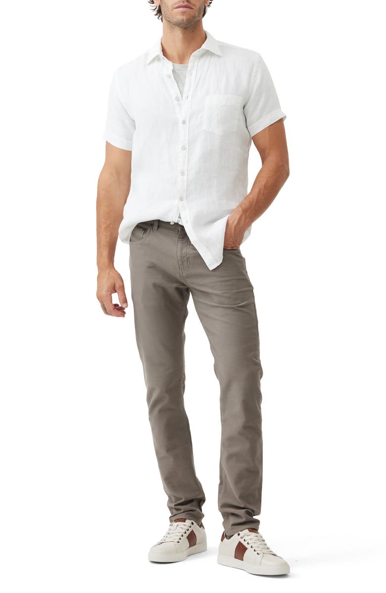 Rodd & Gunn Motion Slim Fit Pants, Alternate, color, Pebble