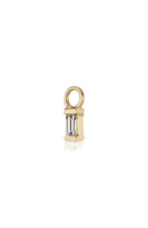 MARIA TASH MARIA TASH DIAMOND BAGUETTE CHARM