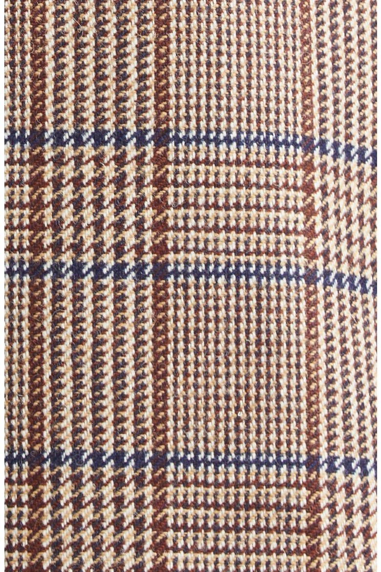 Shrunken Fit Hunting Tweed Armband Sport Coat, Alternate, color, DARK BROWN