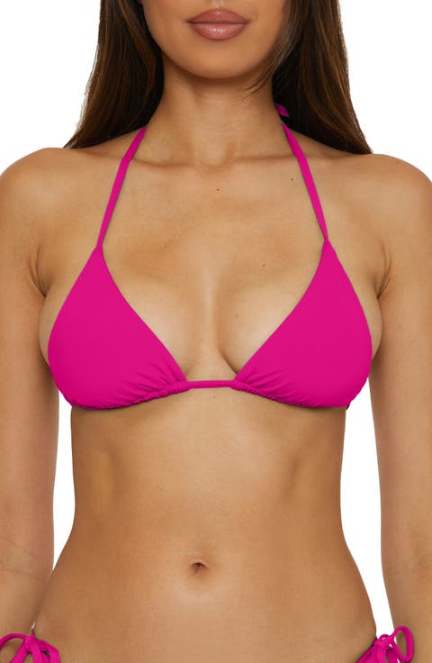 Color Code Triangle Bikini Top