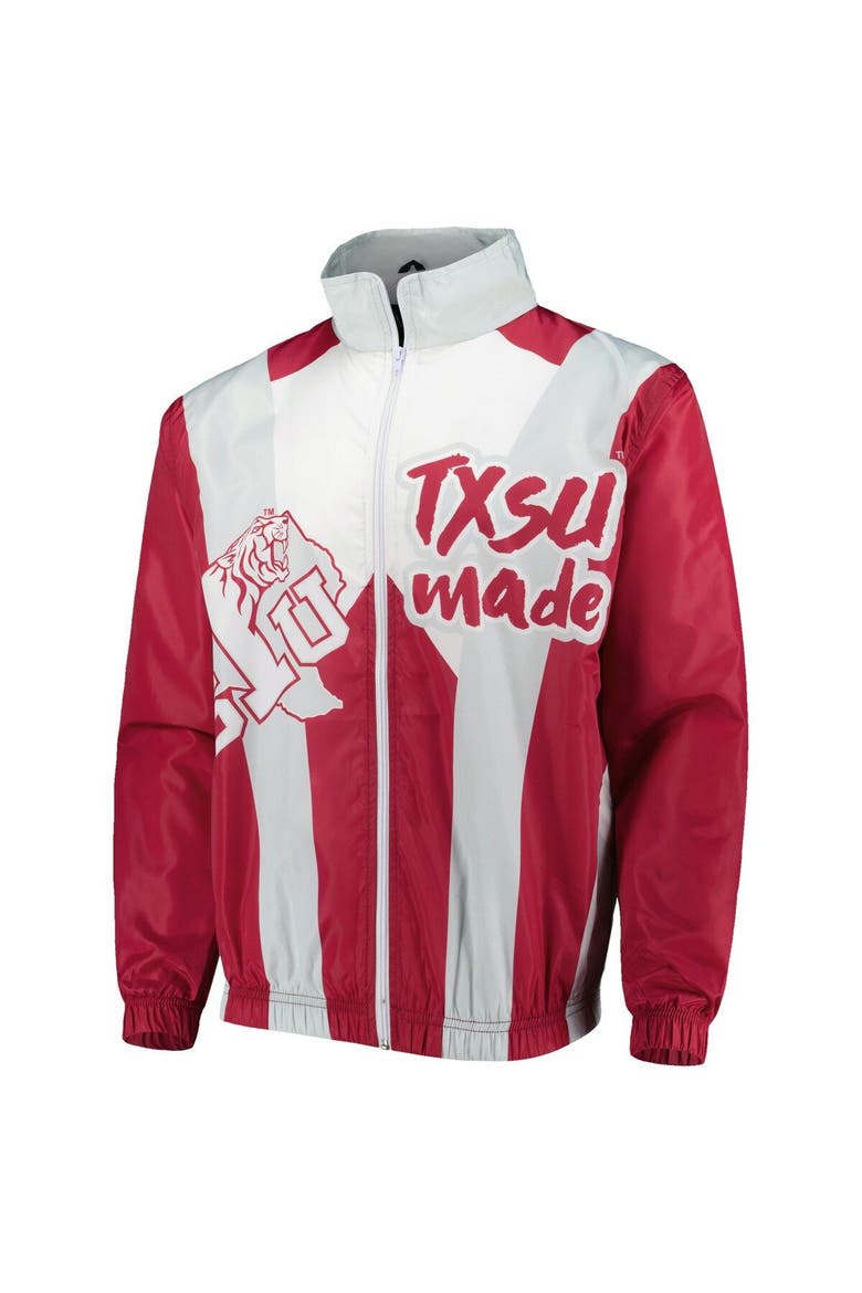 Men's Tones of Melanin Maroon Texas Southern Tigers Anorak Full-Zip Jacket, Alternate, color, Maroon
