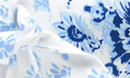 8 Oak Lane Floral Patchwork Cotton Picnic Blanket