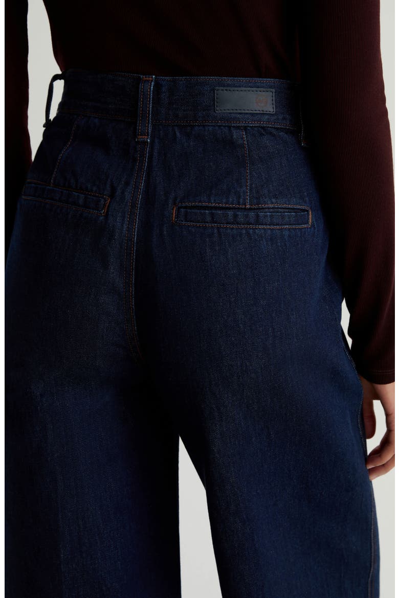 Deven Ultra High Waist Wide Leg Trouser Jeans, Alternate, color, ACCESS