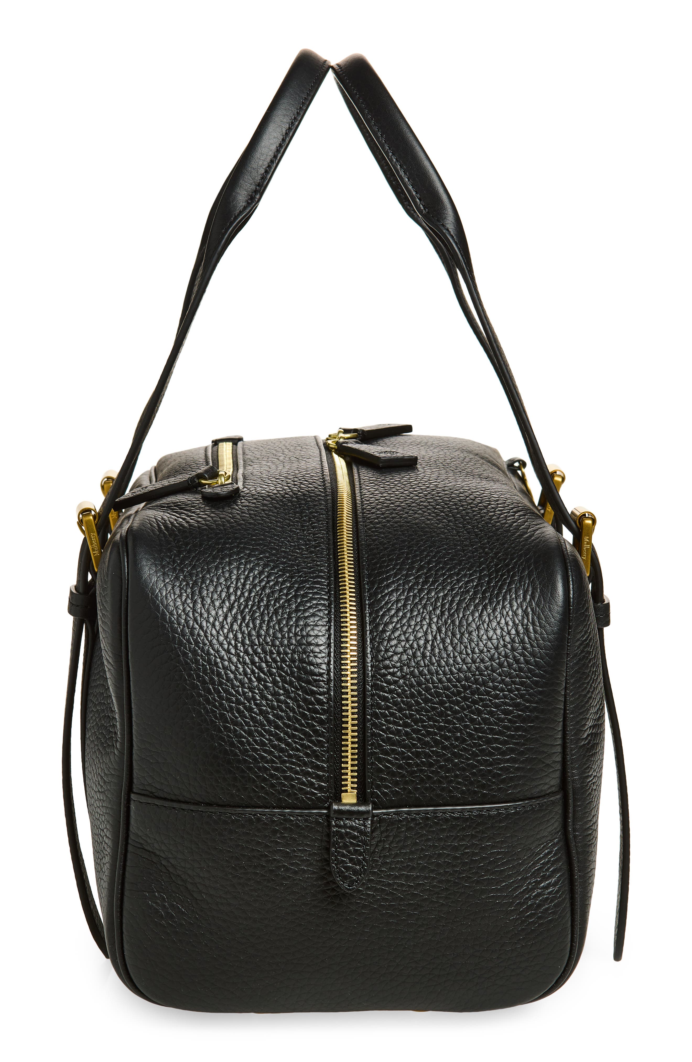 Mulberry Boston Heavy Grain Top Handle Bag, Alternate, color, 