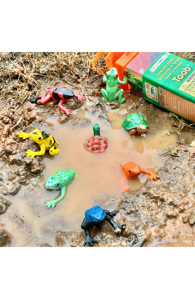Safari Ltd. Frogs And Turtles Toy, Alternate, color, NO COLOR