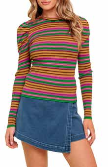 FLYING TOMATO Stripe Sweater