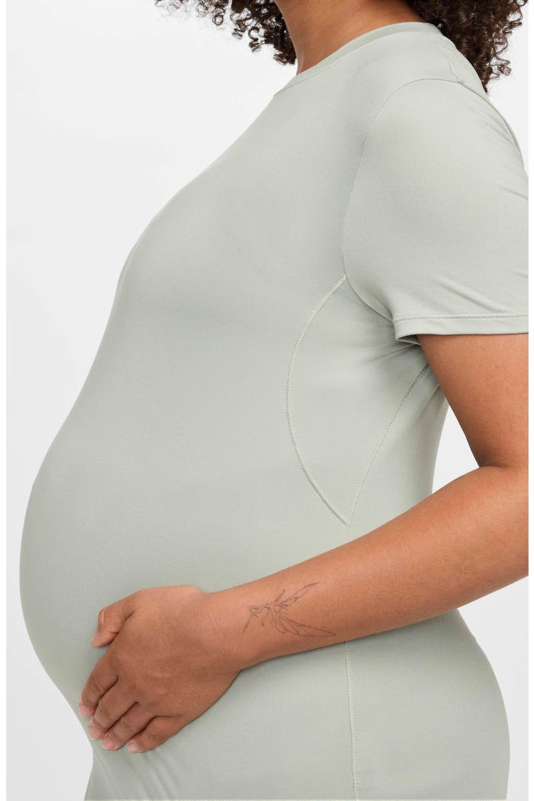 Drill Performance Maternity Top, Alternate, color, JADE HORIZON