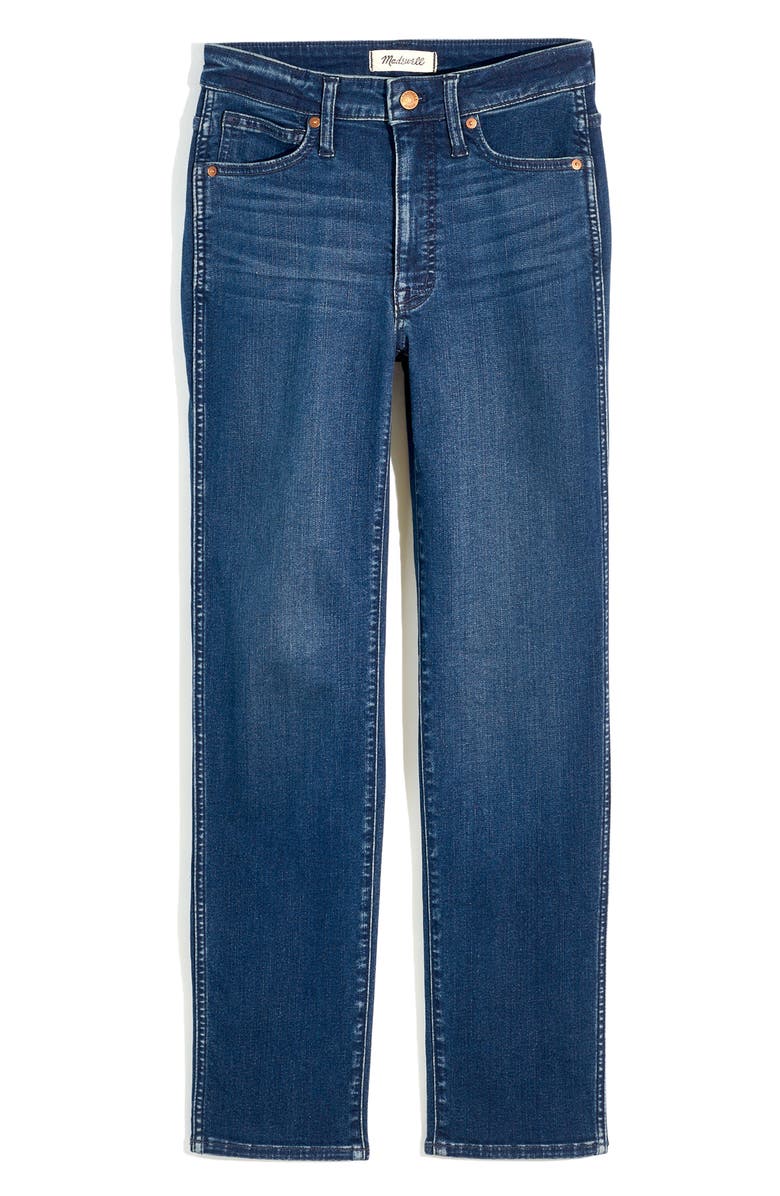 Madewell Curvy Stovepipe Jeans, Alternate, color, Dahill Wash