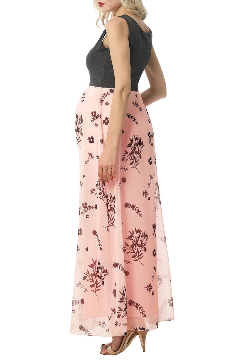 Miho Maternity Maxi Dress, Alternate, color, MULTICOLORED