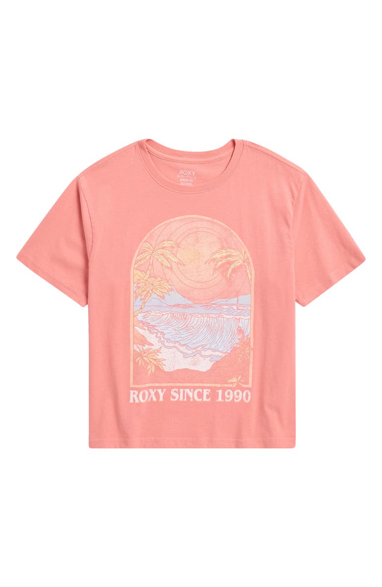 Roxy Kids' Tropics Oversize Graphic T-Shirt, Main, color, 
