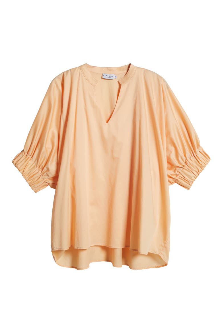 Medina Elbow Sleeve Top, Alternate, color, APRICOT ICE