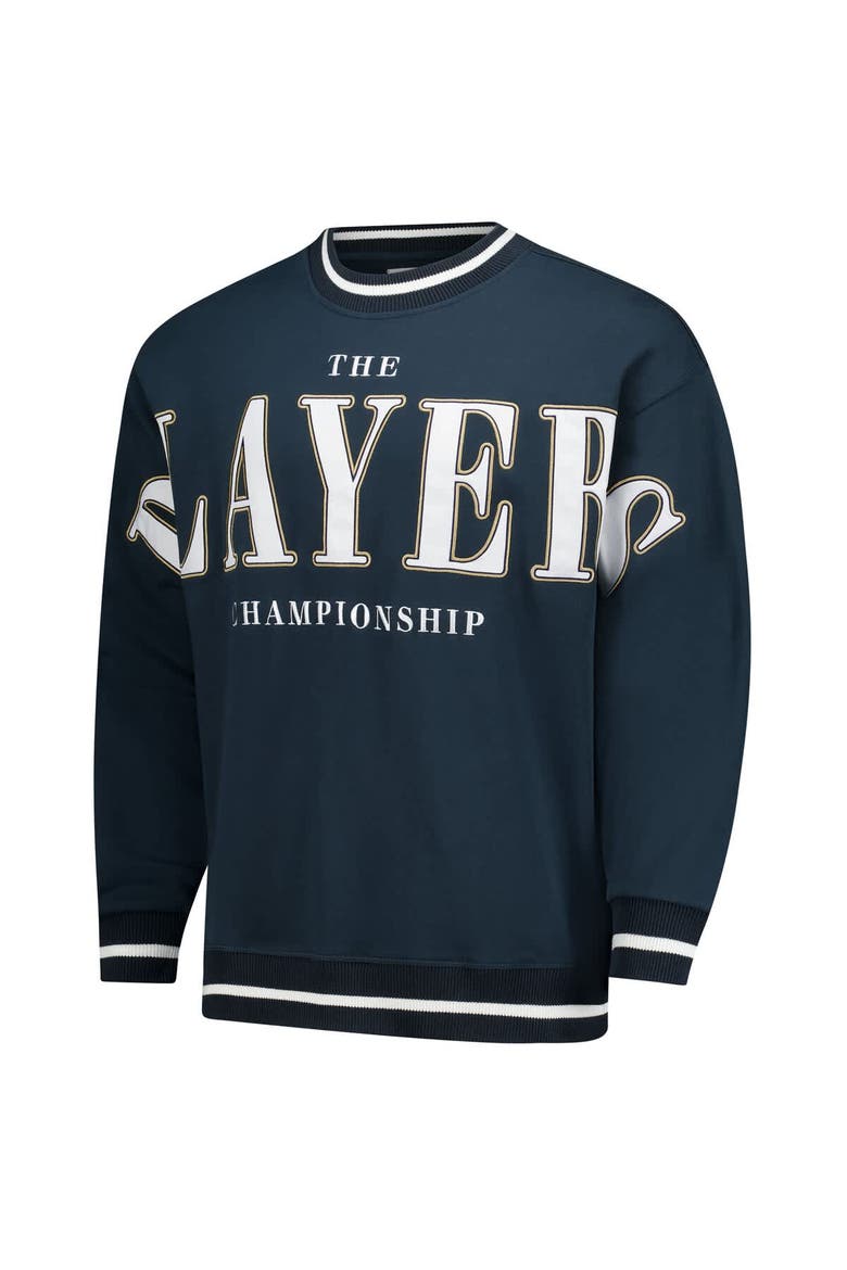 Men's Barstool Golf Navy THE PLAYERS Oversized Graphic Sweatshirt, Alternate, color, Navy