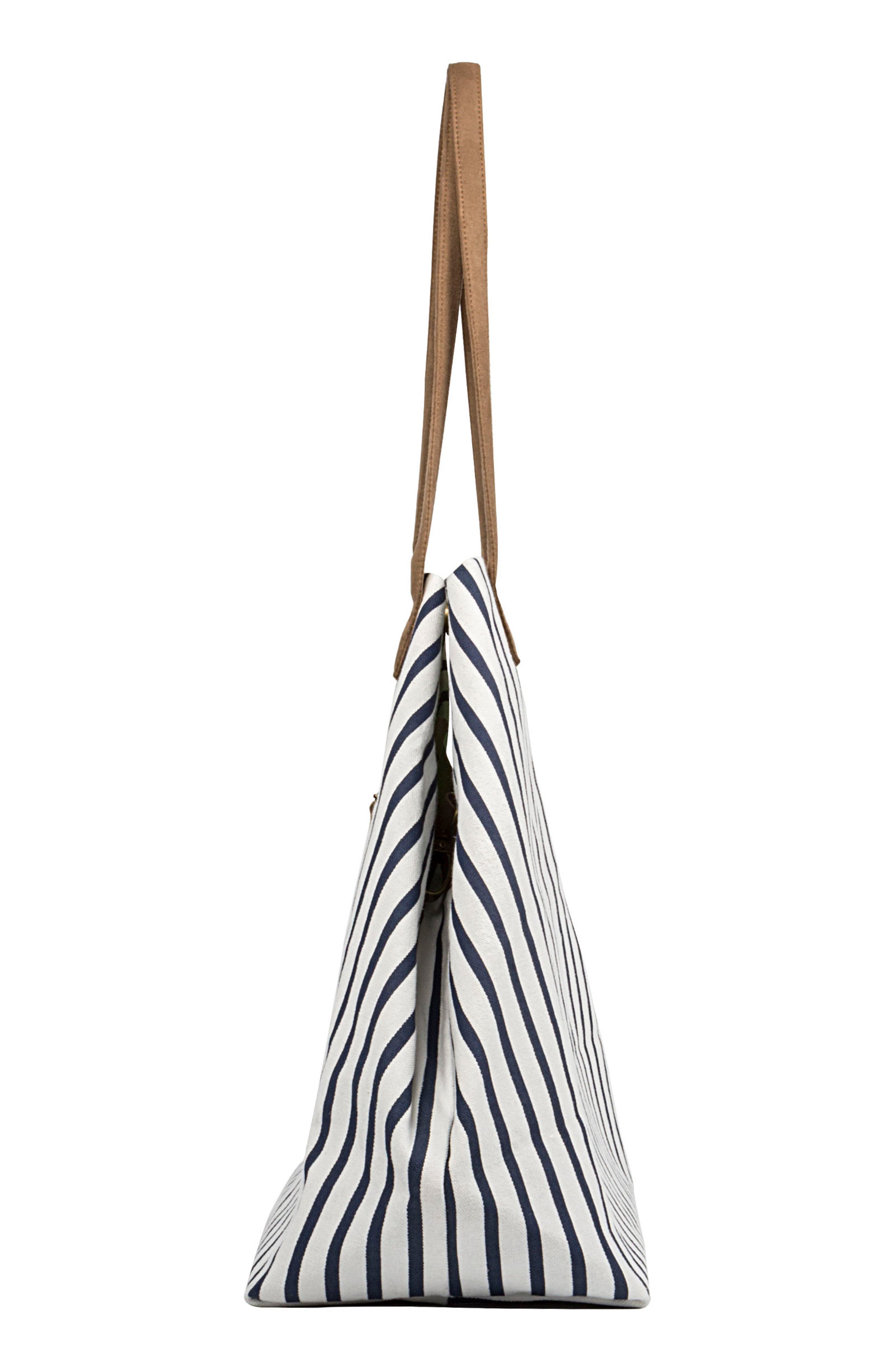 Cathy's Concepts Monogram Overnight Tote, Alternate, color, 