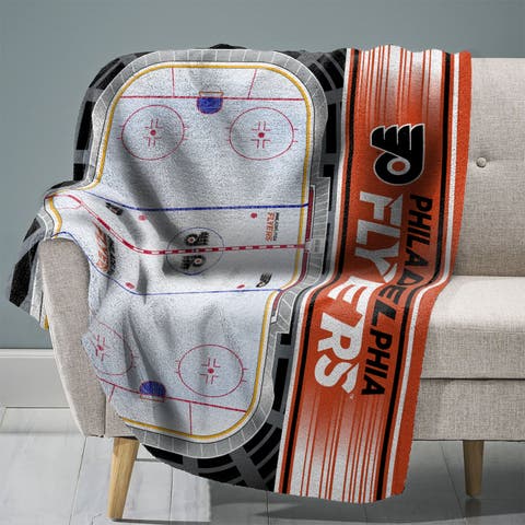 Philadelphia Flyers Home Ice 60" x 80" Raschel Throw Blanket