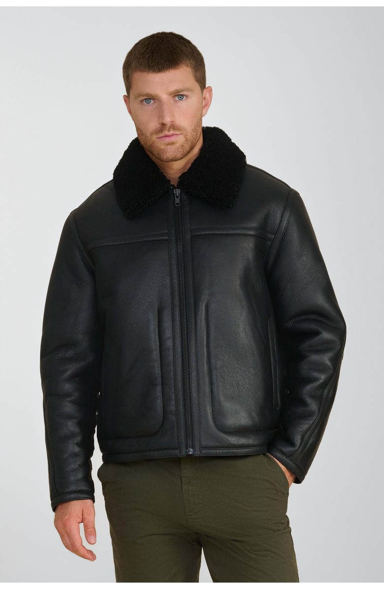FURNIQ UK Christopher Shearling Jacket, Main, color, 