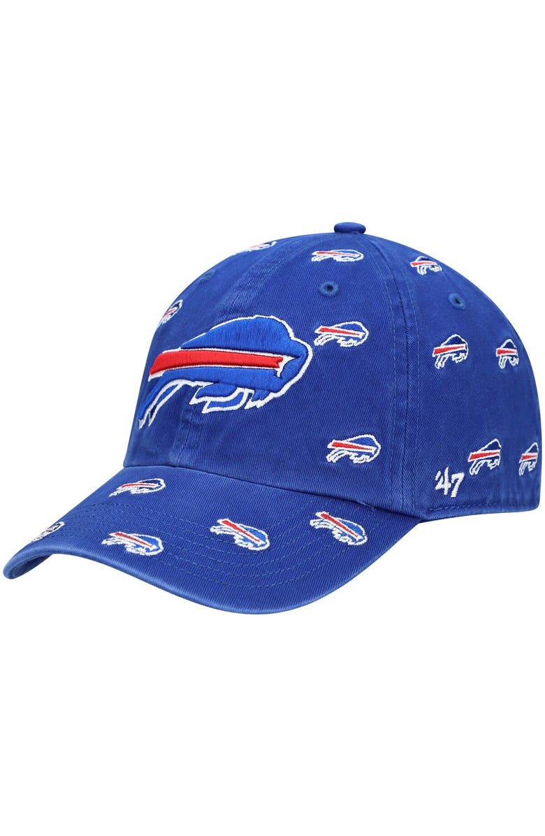 '47 Women's '47 Royal Buffalo Bills Repeat Confetti Clean Up Adjustable Hat, Main, color, Royal